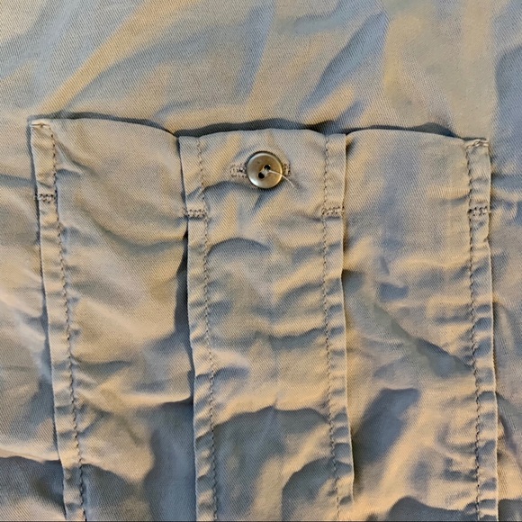 Grey Button Up Zara Shirt - Picture 4 of 7